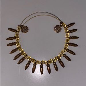 Gold spiked Alex and Ani